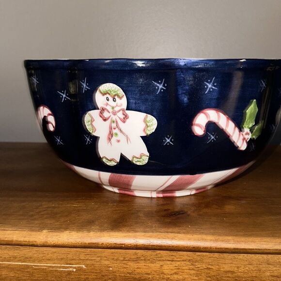 The Cellar”Vintage Large Serving Bowl from the Christmas Twilight Collection! - Picture 1 of 8